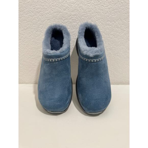 NOT AVAILABLE NIB Merrell Encore Ice 5 Clogs Suede Stonewash Blue Slip On Clogs - Picture 11 of 11